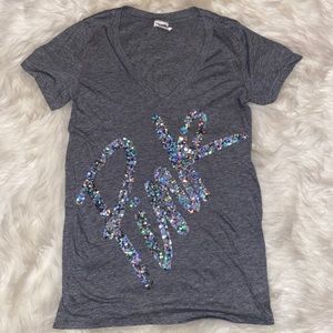 PINK VS Bling Sequin Shirt